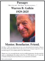 Warren B. Galkin, 1929-2025